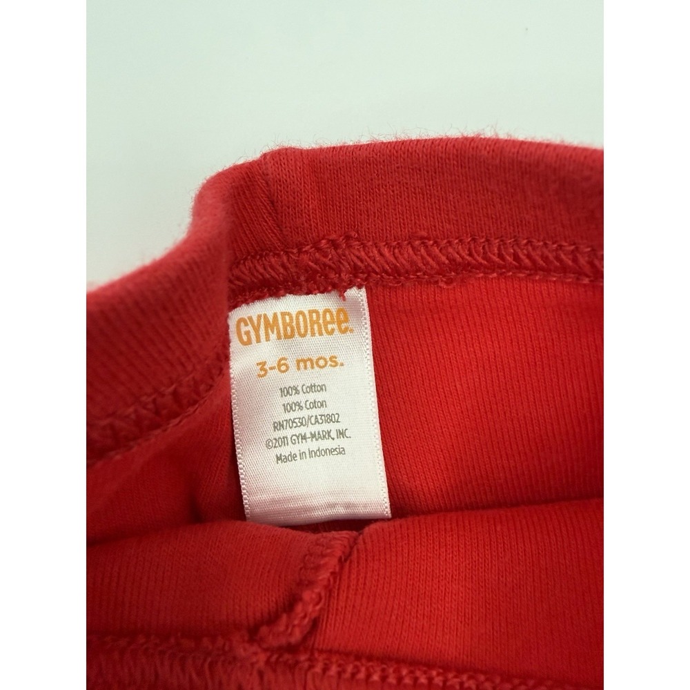 Gymboree 2011 Cozy Owl Shirt And Pants Outfit Infant 3-6 Months Red And Pink - Picture 7 of 7